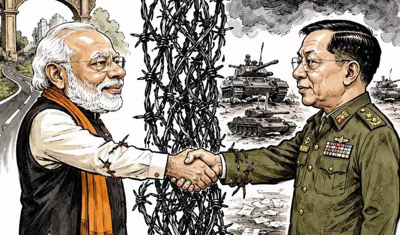 भारत की म्यांमार नीति में दिखावे से ज़्यादा व्यावहारिकता