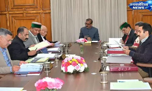 Himachal : मंत्रिमंडल की बैठक में 35 एजेंडा आइटम पर चर्चा