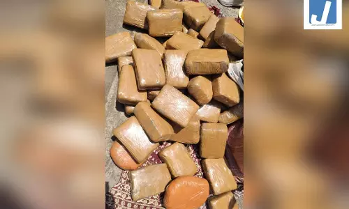 522 KG गांजा जब्त, दो लोग गिरफ्तार