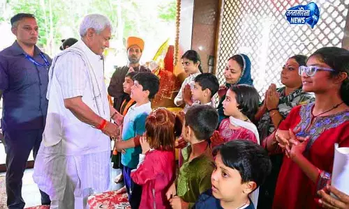 Srinagar खीर भवानी मंदिर में यात्री भवन खुला
