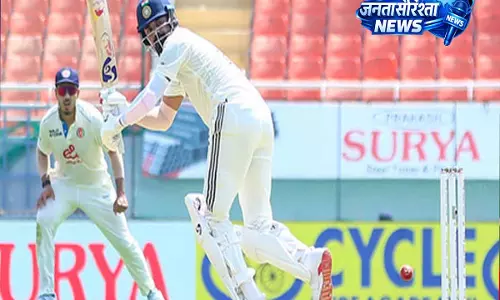 One-off Test: केएल राहुल ने टिककर खेला, भारत चाय तक 209/2 पर पहुंचा