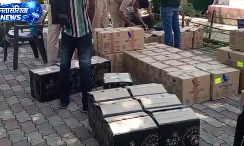 शराब की इतनी बड़ी खेप आखिर आई कहां से? सुजानपुर में मच गया हडक़ंप
