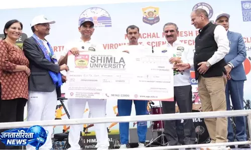 चिट्टा छोड़ो बेहतर हिमाचल की ओर दौड़ो मैराथन, शिमला में छात्रों ने लगाई दौड़
