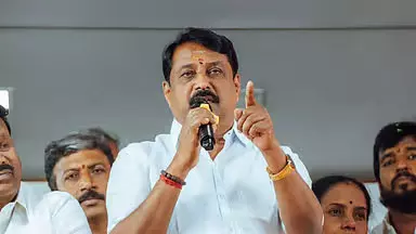 तमिलनाडु BJP नेता नैनार नागेंद्रन ने मुख्यमंत्री जोसेफ विजय और राज्य की सुरक्षा पर उठाए सवाल तमिलनाडु BJP नेता नैनार नागेंद्रन ने मुख्यमंत्री जोसेफ विजय और राज्य की सुरक्षा पर उठाए सवाल
