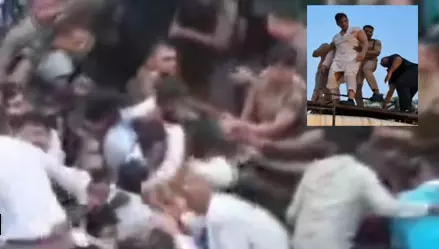 पुलिस ने नहीं देवेंद्र यादव ने खुद फाड़ा था अपना कुर्ता, वायरल Video में दावा पुलिस ने नहीं देवेंद्र यादव ने खुद फाड़ा था अपना कुर्ता, वायरल Video में दावा