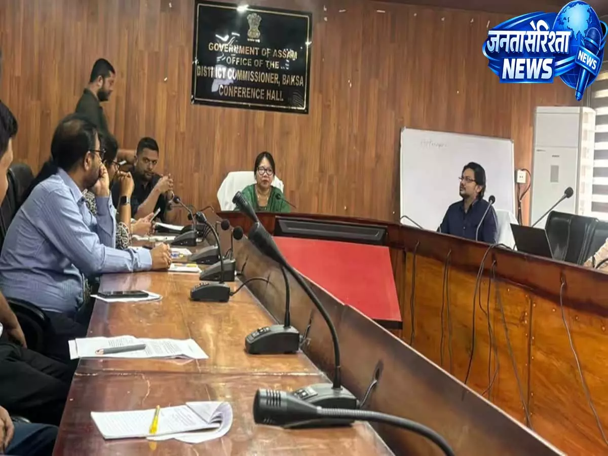 Assam: बक्सा DDMA ने बाढ़ तैयारियों की समीक्षा, विभागों को अलर्ट रहने के निर्देश Assam: बक्सा DDMA ने बाढ़ तैयारियों की समीक्षा, विभागों को अलर्ट रहने के निर्देश