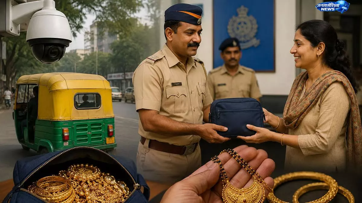 Vikhroli पुलिस की मदद से स्कूल टीचर को ₹12 लाख के सोने के गहने मिले Vikhroli पुलिस की मदद से स्कूल टीचर को ₹12 लाख के सोने के गहने मिले