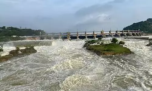 Mettur डैम का जलस्तर घटा, इनफ्लो कम होने से स्थिति पर नजर Mettur डैम का जलस्तर घटा, इनफ्लो कम होने से स्थिति पर नजर