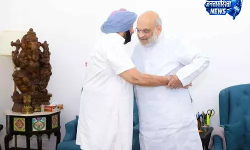 Punjab भाजपा विवाद के बीच कैप्टन का दिल्ली दौरा Punjab भाजपा विवाद के बीच कैप्टन का दिल्ली दौरा