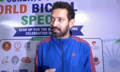 संडे ऑन साइकिल में शामिल हुए विक्रांत मैसी, बोले- सेहत बनाओ, प्रदूषण भगाओ संडे ऑन साइकिल में शामिल हुए विक्रांत मैसी, बोले- सेहत बनाओ, प्रदूषण भगाओ