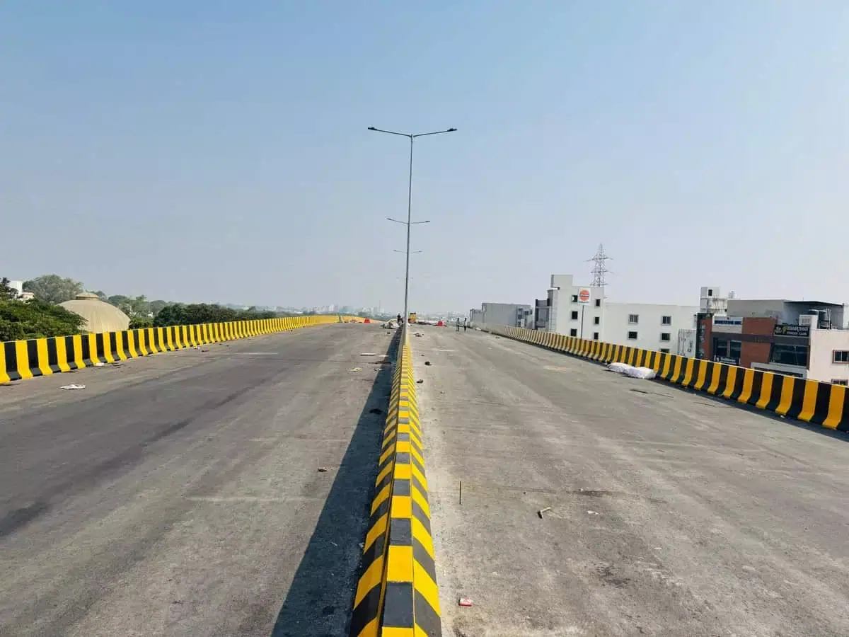 Hyderabads का बाचुपल्ली सिक्स-लेन फ्लाईओवर जल्द खुलने की संभावना Hyderabads का बाचुपल्ली सिक्स-लेन फ्लाईओवर जल्द खुलने की संभावना