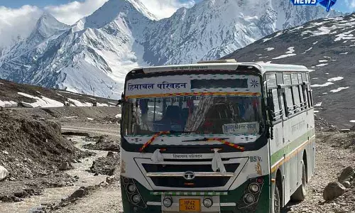 Kullu-Kaza बस सेवा 8 महीने बाद फिर शुरू
