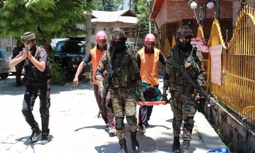 J-K: गंदेरबल पुलिस ने श्री अमरनाथ यात्रा 2026 और सालाना मेला खीर भवानी से पहले मॉक ड्रिल की J-K: गंदेरबल पुलिस ने श्री अमरनाथ यात्रा 2026 और सालाना मेला खीर भवानी से पहले मॉक ड्रिल की