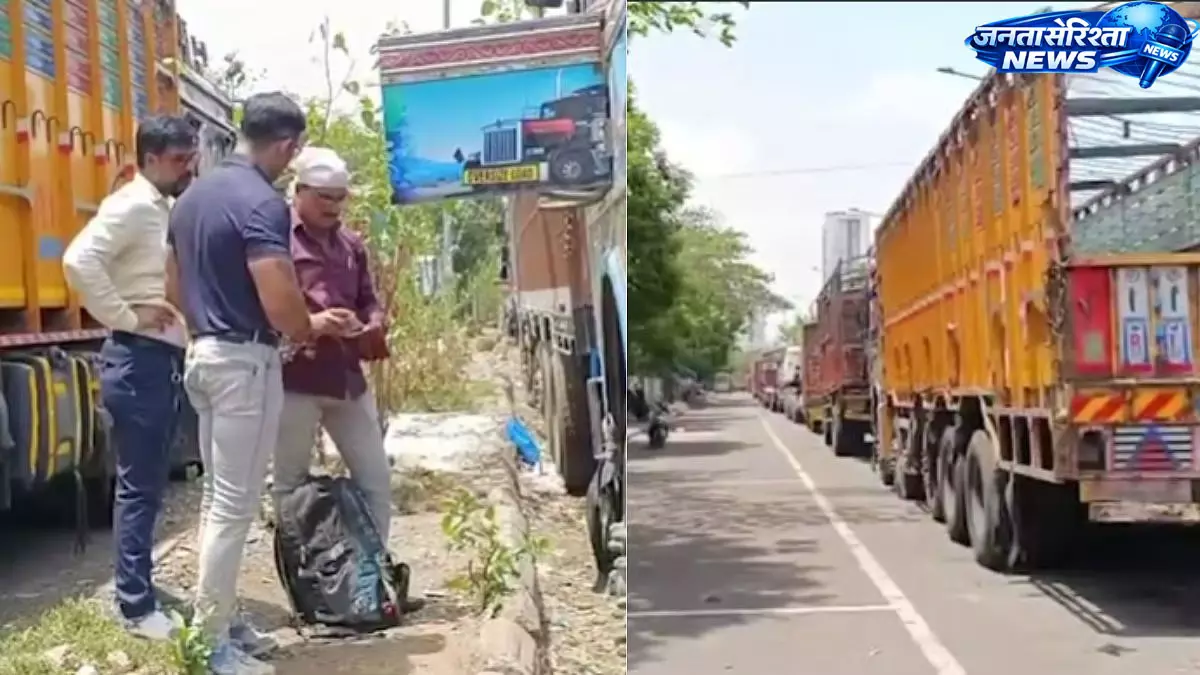 नवी मुंबई के APMC मार्केट में ट्रेलर ट्रक के नीचे दो लोगों की मौत नवी मुंबई के APMC मार्केट में ट्रेलर ट्रक के नीचे दो लोगों की मौत