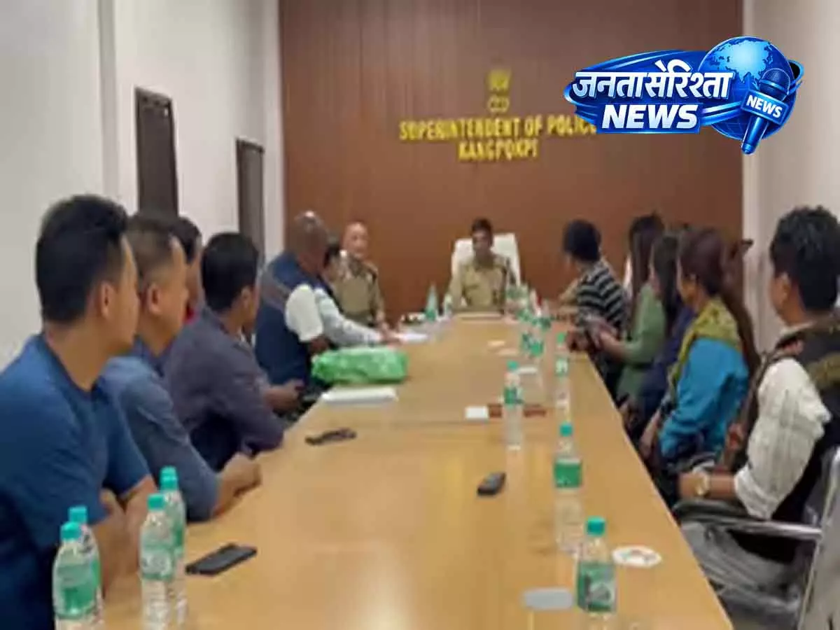 Manipur : DGP मुकेश सिंह ने कांगपोकपी में सुरक्षा व्यवस्था की समीक्षा की