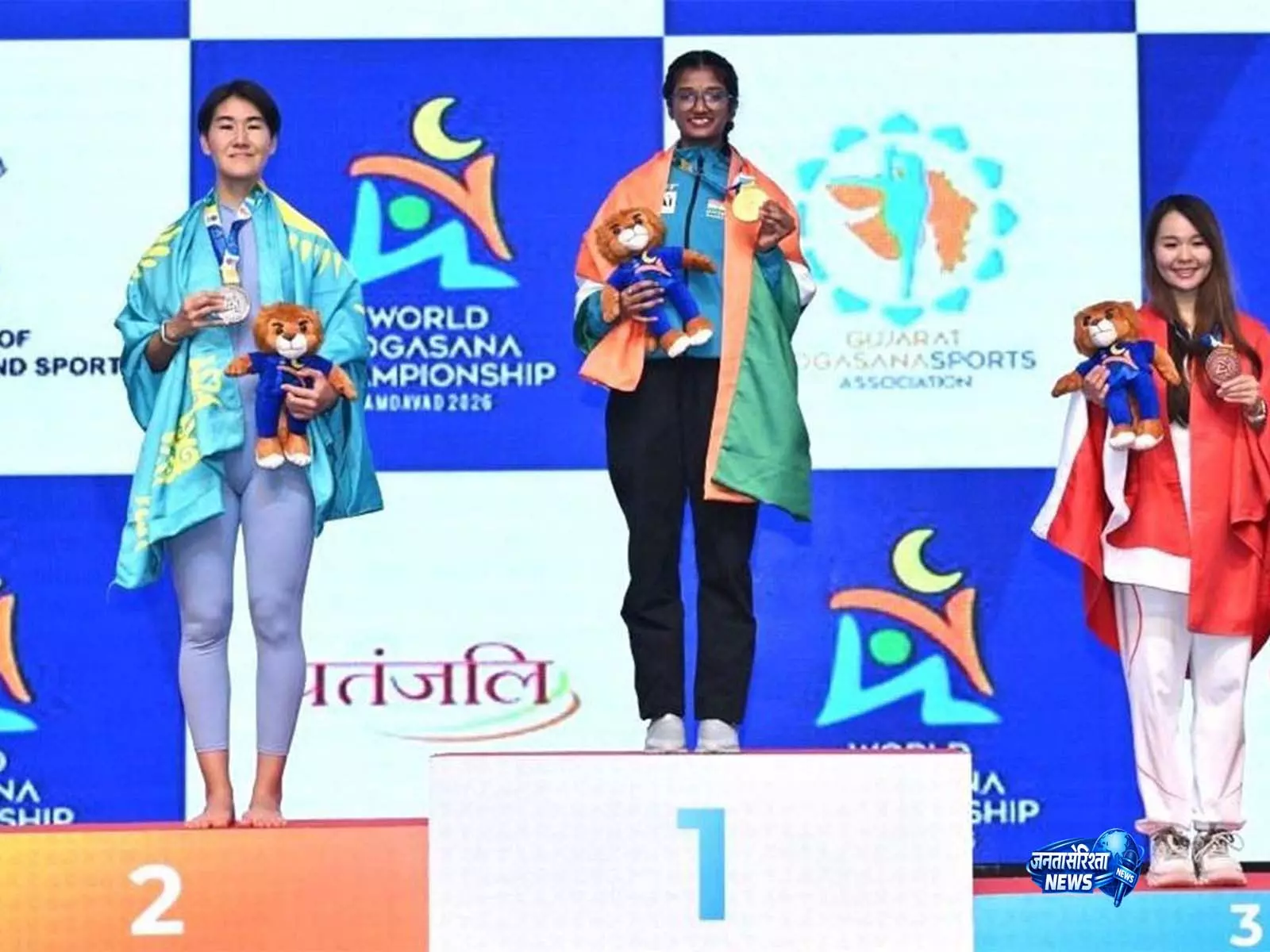 विश्व योगासन चैंपियनशिप के अंतिम से पहले दिन भारत की स्वर्ण पदक बढ़त में Gujarat की हिना राजगोर का योगदान विश्व योगासन चैंपियनशिप के अंतिम से पहले दिन भारत की स्वर्ण पदक बढ़त में Gujarat की हिना राजगोर का योगदान