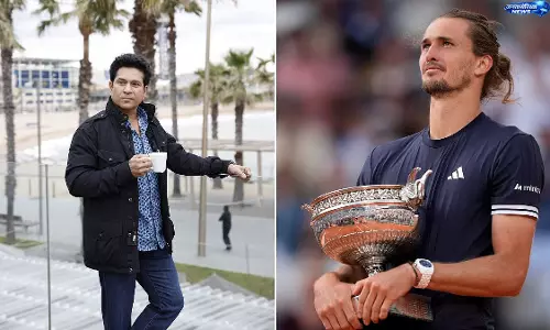 Sachin Tendulkar ने अलेक्जेंडर ज़ेवरेव को फ्रेंच ओपन जीत पर दी बधाई, सोशल मीडिया पर बनी चर्चा