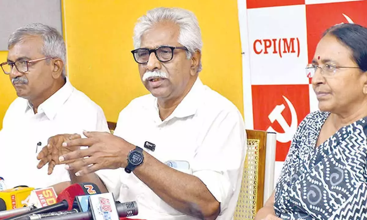 CPM ने टीडीपी-बीजेपी शासन में कल्याण में विफलता और संसाधनों के दोहन का आरोप लगाया