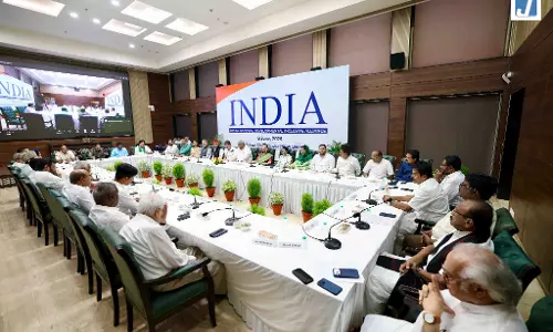LIVE: इंडिया ब्लॉक की बैठक में कांग्रेस अध्यक्ष मल्लिकार्जुन खड़गे बोले, विपक्षी एकता को और मजबूत करना होगा LIVE: इंडिया ब्लॉक की बैठक में कांग्रेस अध्यक्ष मल्लिकार्जुन खड़गे बोले, विपक्षी एकता को और मजबूत करना होगा