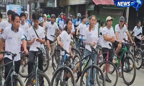 Arunachal : स्वास्थ्य और पर्यावरण के लिए साइक्लिंग को बढ़ावा देने की अपील