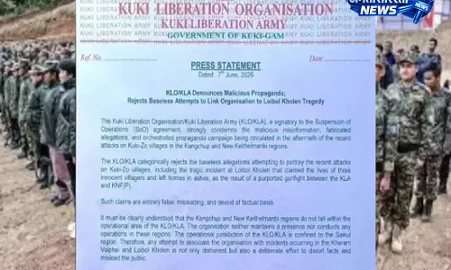 KLO/KLA ने कांगपोकपी हमले में अपनी भूमिका से इनकार किया, झड़प के दावों को खारिज किया