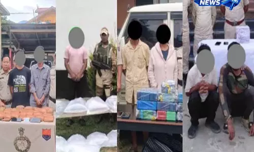 Manipur में एंटी-ड्रग और शराब ऑपरेशन में सात लोग गिरफ्तार; 28 kg अफीम जब्त Manipur में एंटी-ड्रग और शराब ऑपरेशन में सात लोग गिरफ्तार; 28 kg अफीम जब्त