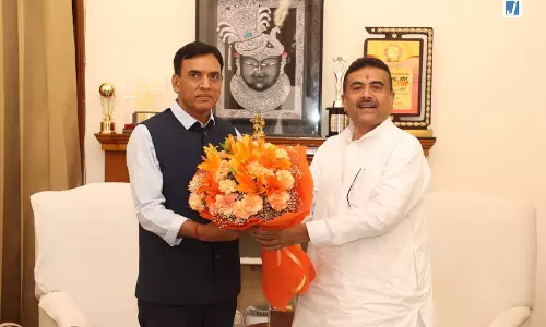 शुभेंदु अधिकारी की मनसुख मंडाविया से मुलाकात, पश्चिम बंगाल के विकास पर चर्चा शुभेंदु अधिकारी की मनसुख मंडाविया से मुलाकात, पश्चिम बंगाल के विकास पर चर्चा