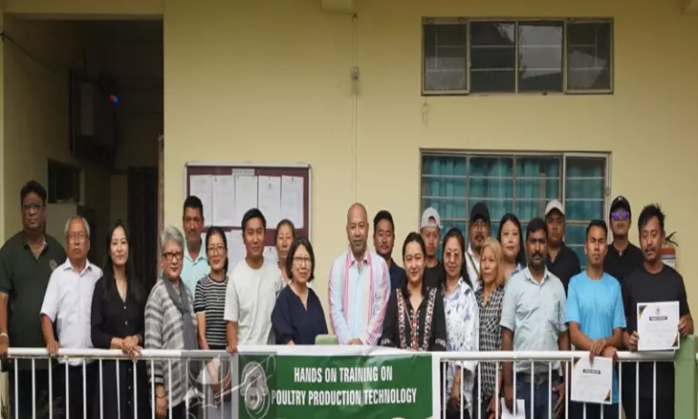 Nagaland University ने स्थानीय पोल्ट्री उत्पादन मजबूत करने के लिए उद्यमिता प्रशिक्षण कार्यक्रम चलाया