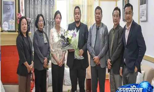 Kohima: आईपीआर अधिकारियों ने दाओचियर इमचेन से की मुलाकात