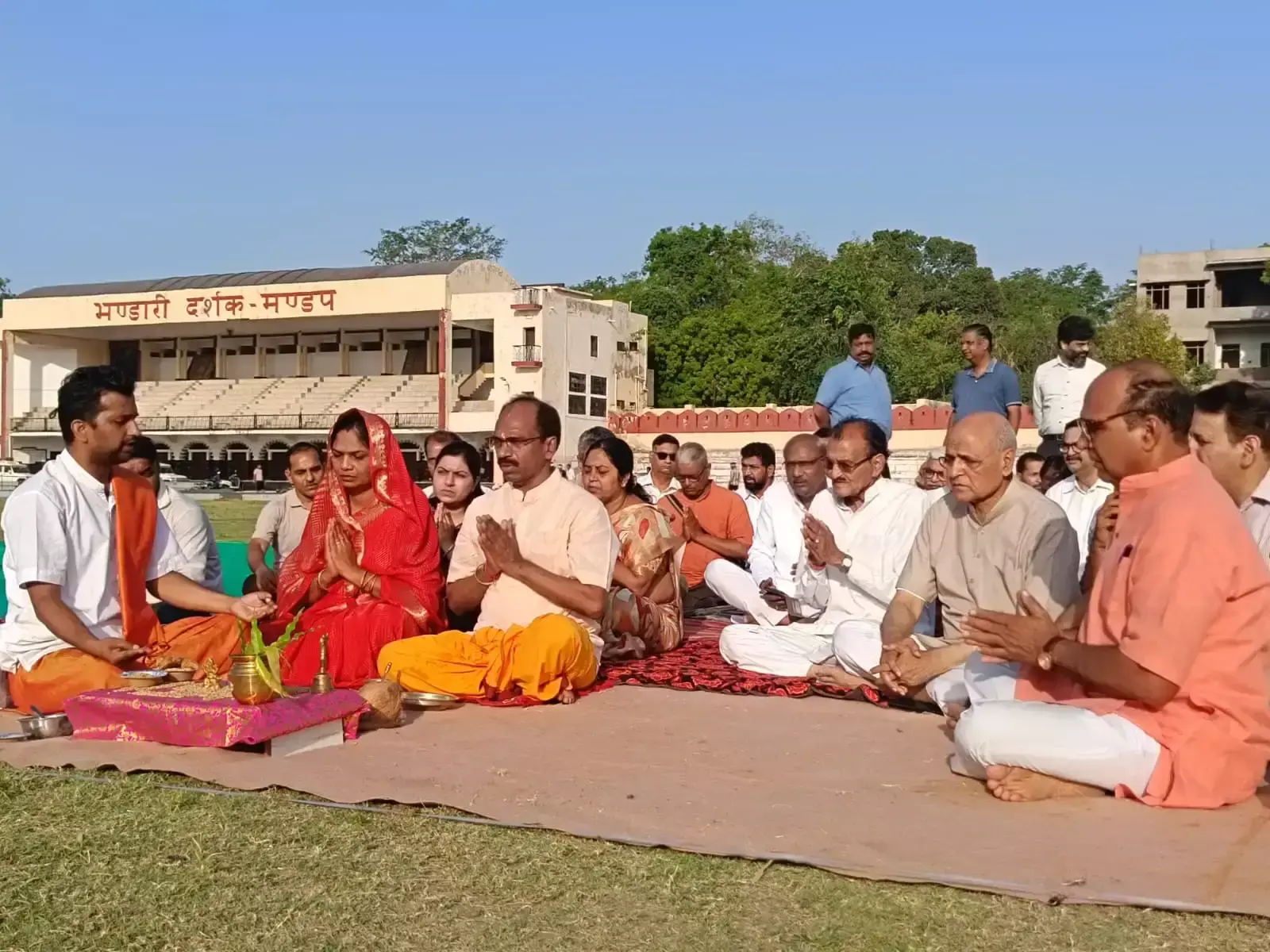 Udaipur: हल्दीघाटी सार्द्ध विजय चतुःशती उत्सव की तैयारियां तेज, भूमि पूजन संपन्न Udaipur: हल्दीघाटी सार्द्ध विजय चतुःशती उत्सव की तैयारियां तेज, भूमि पूजन संपन्न