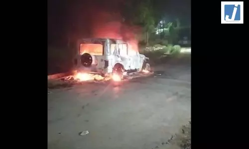 बदमाशों के हौसले बुलंद, घर के बाहर खड़ी THAR को फूंककर हुए फरार