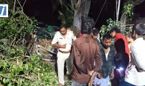 आंधी के दौरान कच्चे मकान पर गिरा पीपल का पेड़, एक परिवार के पांच लोगों की मौत आंधी के दौरान कच्चे मकान पर गिरा पीपल का पेड़, एक परिवार के पांच लोगों की मौत