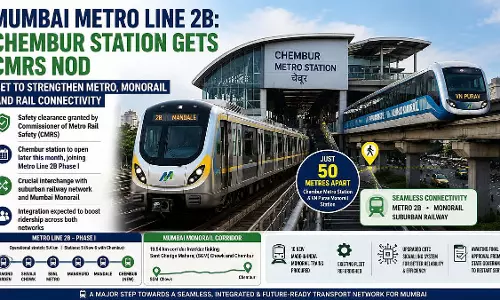 Chembur मेट्रो स्टेशन के खुलने के बाद मुंबई में नया मल्टीमॉडल ट्रांसपोर्ट हब तैयार