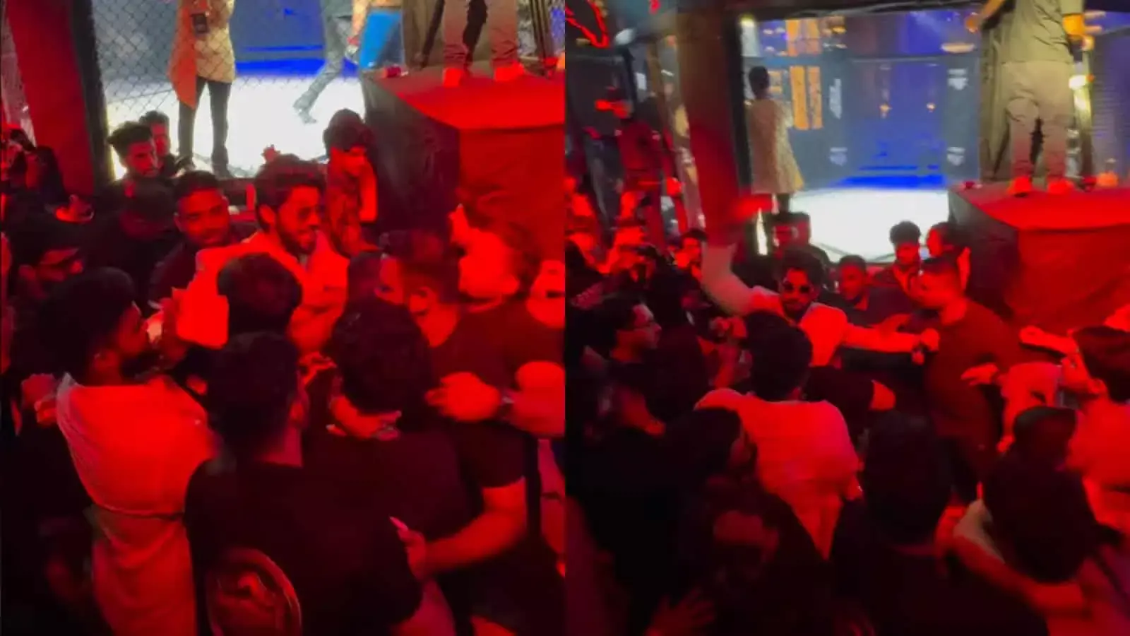 क्लब में बड़ी लड़ाई के बीच फंसे बेसिर बॉब, वीडियो वायरल होने से मचा हंगामा क्लब में बड़ी लड़ाई के बीच फंसे बेसिर बॉब, वीडियो वायरल होने से मचा हंगामा