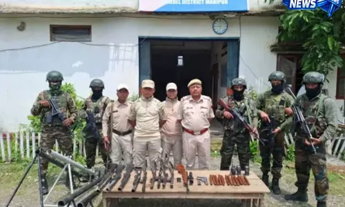Manipur के चंदेल में सुरक्षा बलों की बड़ी कार्रवाई, उग्रवादी कैंप का भंडाफोड़