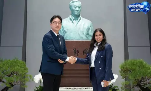Tamil Nadu के मंत्री कीर्तना ने कोरिया में HHI अधिकारियों से मुलाकात की Tamil Nadu के मंत्री कीर्तना ने कोरिया में HHI अधिकारियों से मुलाकात की