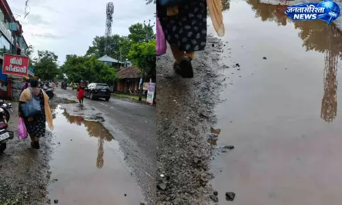 Kerala : थट्टमपडी चौराहे पर जलभराव से हालात बिगड़े, लोगों को रोजाना परेशानी