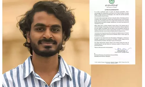 Telangana के युवक को अब्दुल्लापुरम में दी गई अंतिम विदाई Telangana के युवक को अब्दुल्लापुरम में दी गई अंतिम विदाई