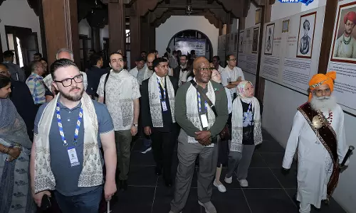 BRICS 2026 एग्रीकल्चर कॉन्फ्रेंस के दूसरे दिन 20 देशों के प्रतिनिधि इंदौर के राजवाड़ा पहुंचे