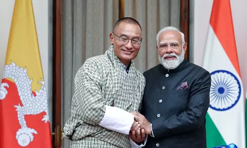 भूटान के PM ने मोदी को लिखा भावुक पत्र, 12 साल के कार्यकाल पर कहा—“दोस्त, भाई और मार्गदर्शक” भूटान के PM ने मोदी को लिखा भावुक पत्र, 12 साल के कार्यकाल पर कहा—“दोस्त, भाई और मार्गदर्शक”