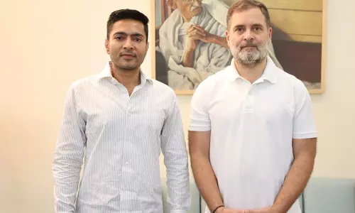अभिषेक बनर्जी ने दिल्ली में राहुल गांधी से की मुलाकात, लोकतांत्रिक मूल्यों और जनहित पर चर्चा