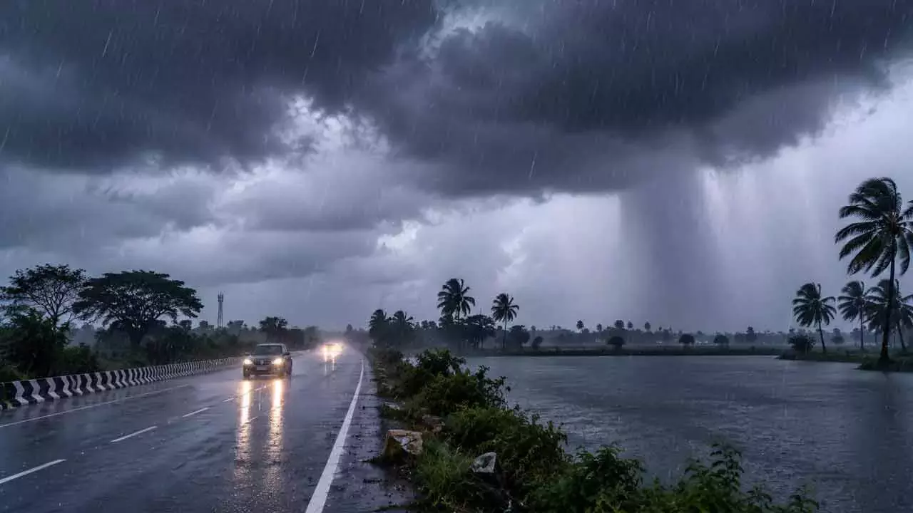 मौसम अलर्ट: आज आंध्र प्रदेश और तेलंगाना के कुछ हिस्सों में भारी बारिश का अनुमान मौसम अलर्ट: आज आंध्र प्रदेश और तेलंगाना के कुछ हिस्सों में भारी बारिश का अनुमान