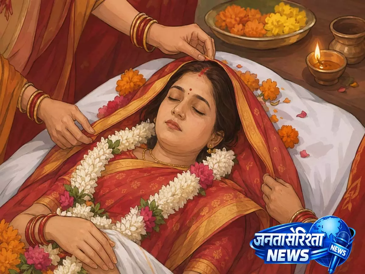 सिंदूर और चूड़ियों से अंतिम संस्कार की रस्म, जानें इसका महत्व सिंदूर और चूड़ियों से अंतिम संस्कार की रस्म, जानें इसका महत्व