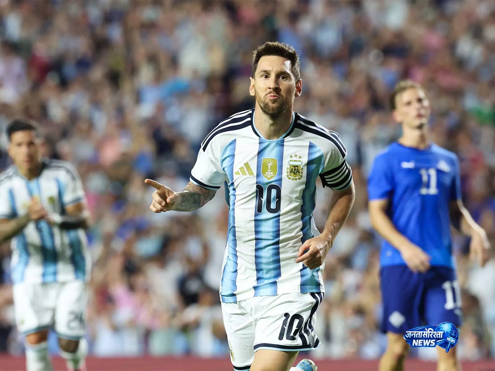 FIFA WC वार्म-अप मैच में आइसलैंड पर अर्जेंटीना की 3-0 की जीत के बाद लियोनेल मेसी ने फिटनेस पर बात की FIFA WC वार्म-अप मैच में आइसलैंड पर अर्जेंटीना की 3-0 की जीत के बाद लियोनेल मेसी ने फिटनेस पर बात की