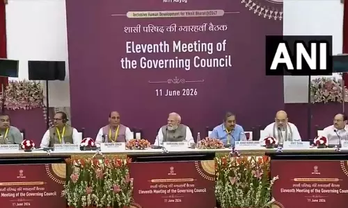 दिल्ली में नीति आयोग की बैठक शुरू, सामने आया VIDEO दिल्ली में नीति आयोग की बैठक शुरू, सामने आया VIDEO