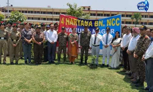 Haryana में NCC कैडेट्स से सामाजिक संदेश फैलाने को कहा गया Haryana में NCC कैडेट्स से सामाजिक संदेश फैलाने को कहा गया
