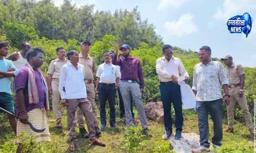 घाटीगुडा पहाड़ी पर आंध्र के बागान की पुष्टि नहीं घाटीगुडा पहाड़ी पर आंध्र के बागान की पुष्टि नहीं