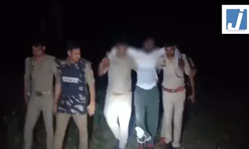 चेकिंग के दौरान पुलिस की गैंगस्टर से मुठभेड़, आरोपी के दाहिने पैर में लगी गोली