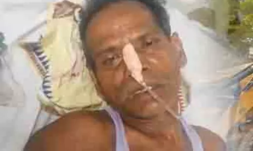 किसान ने खाया जहर, आईसीयू में इलाज जारी किसान ने खाया जहर, आईसीयू में इलाज जारी