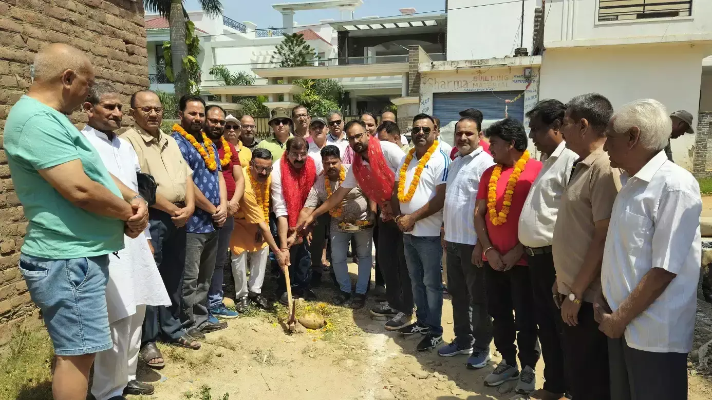 Jammu: 70 लाख रुपये की लागत से हजूरी बाग में बुनियादी ढांचे का विकास